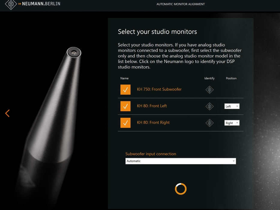 Neumann MA1 - Automatic Monitor Alignment - Microphone and Software