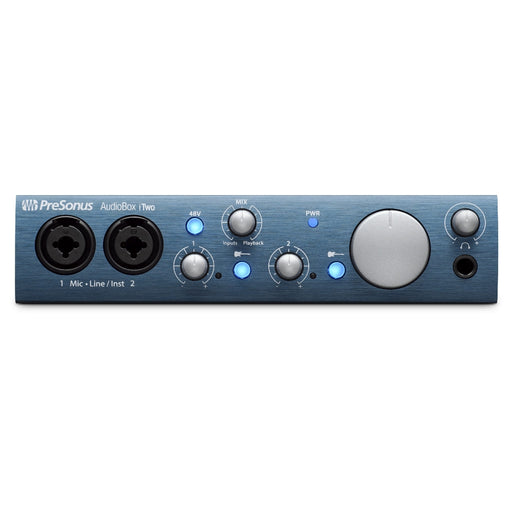 PreSonus AudioBox iTwo - 2x2 USB 2.0 / iOS Interface W/2 Mic input, Studio One Artist