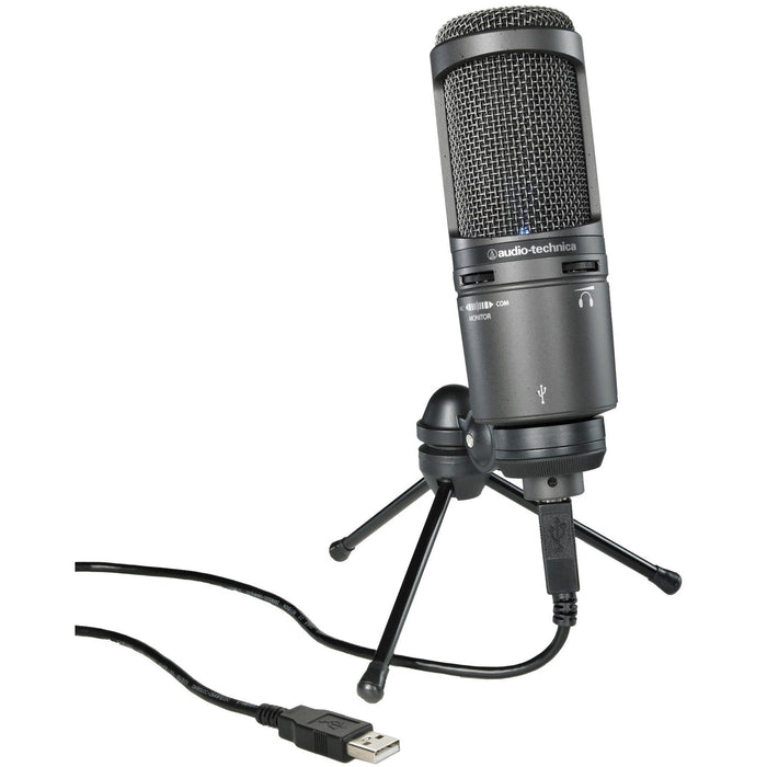 Audio Technica AT2020 USB+ - USB cardioid condenser microphone w/headphone output 