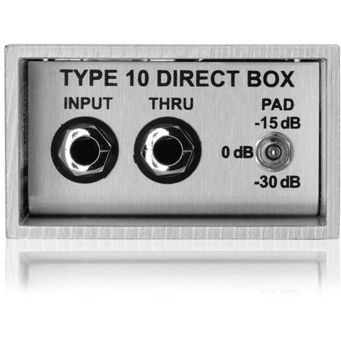 Countryman DT10 active DI box; low distortion, low noise, high accuracy