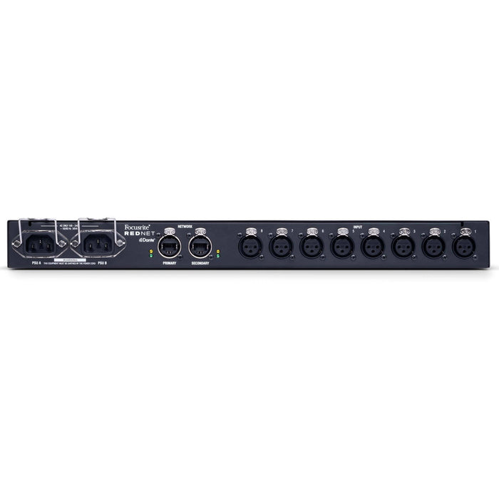 Focusrite RedNet MP8R - 1U 8 Channel AD/DA Interface with Redundant PSU and Ethernet