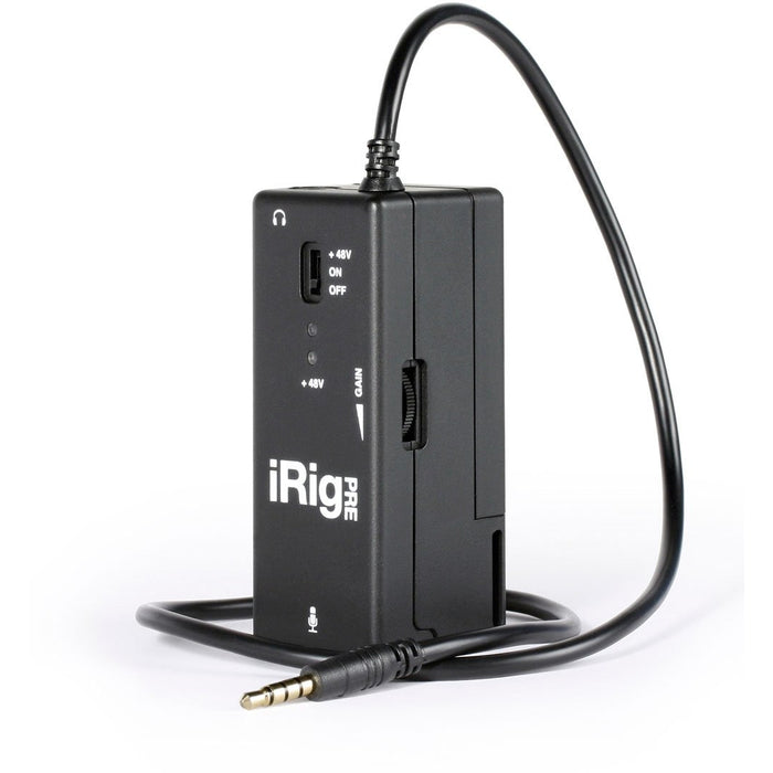 IK Multimedia iRig PRE - Universal Microphone Interface for iOS devices & Android devices