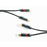 Klotz & Neutrik 3m Dual Phono Cable - Made with Klotz MC5000 Cable and Neutirk Pro-Fi Connectors