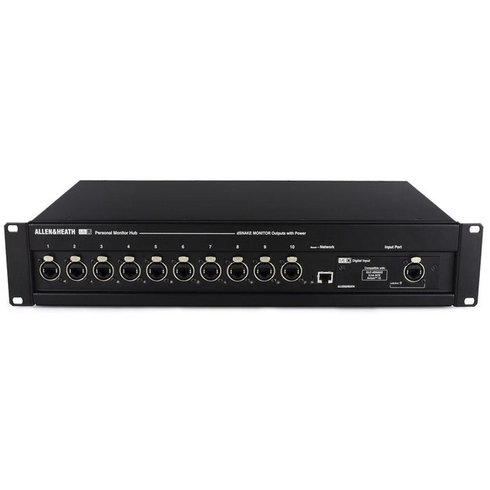 Allen & Heath ME-U - 10 Channel Hub for Personal Monitoring System Front Top