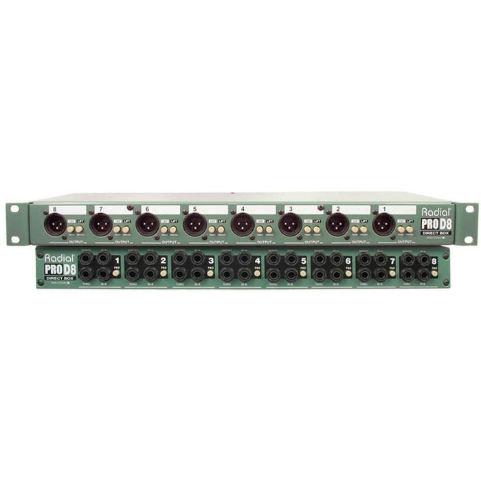 Radial Engineering PRO-D8 - 8 Channel Rackmount DI