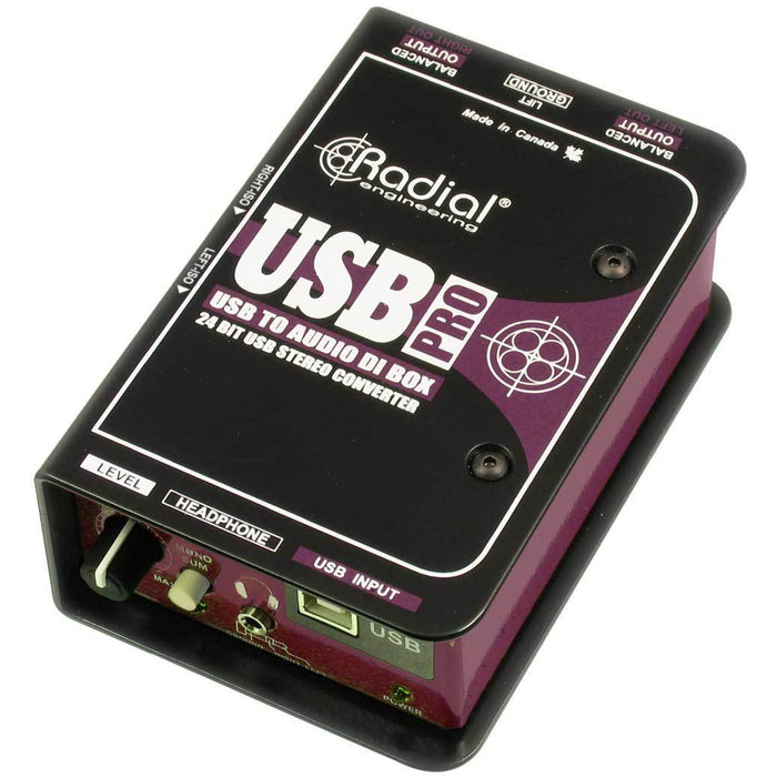 Radial Engineering USB PRO - Stereo DI for USB Source