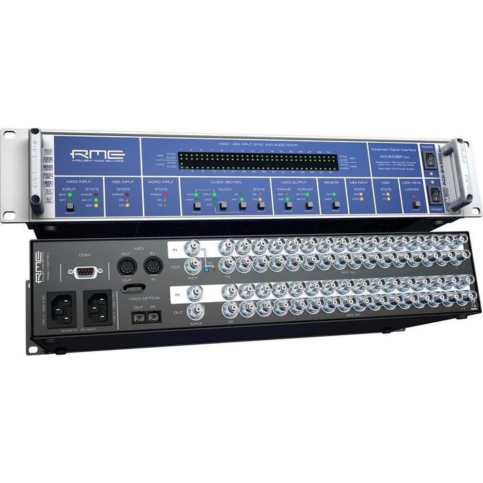 RME ADI-6432R BNC Bidirectional 64-Channel 192kHz MADI to AES-3id Converter