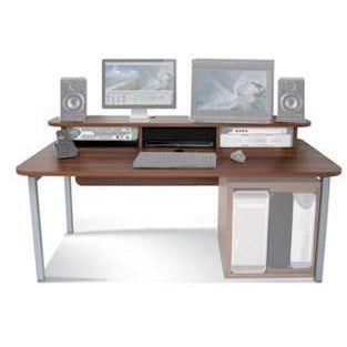 TD Big Bench - Work Station with Top Racks. Available in White and Walnut