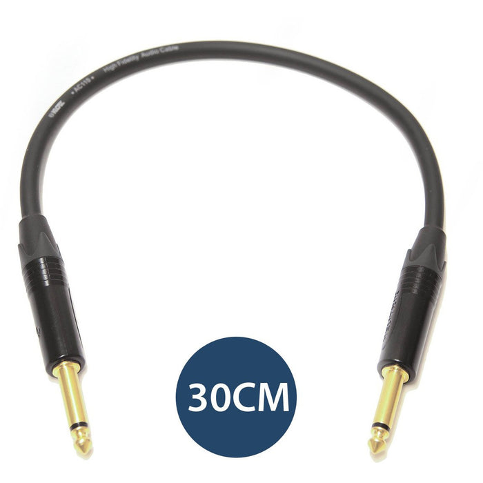 Studiocare Guitar Pedal Patch Cable - Straight 30cm