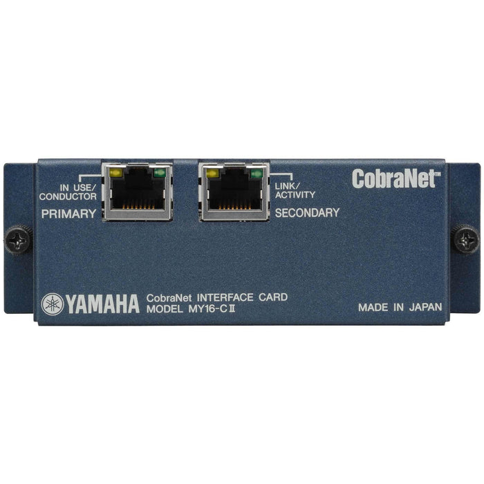 Yamaha MY16-CII - 16 Channel I/O CobraNet - Special Offer