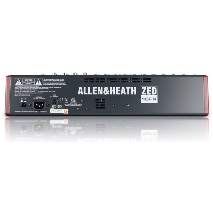 Allen & Heath ZED16FX - 10 Mic Inputs, 3 Stereo Inputs, USB & FX
