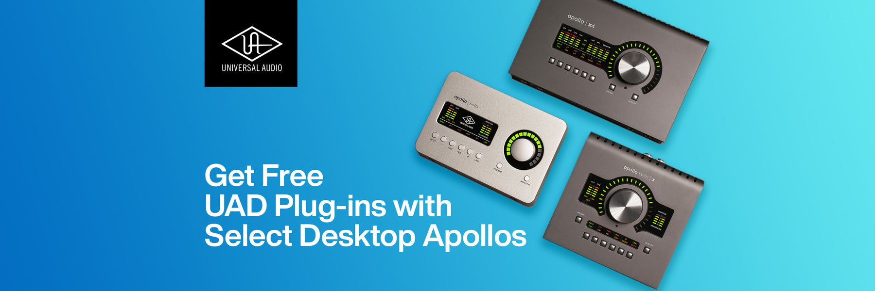 Get Teletronix, Fairchild & Helios Plug-Ins  Free with Select Desktop Apollos