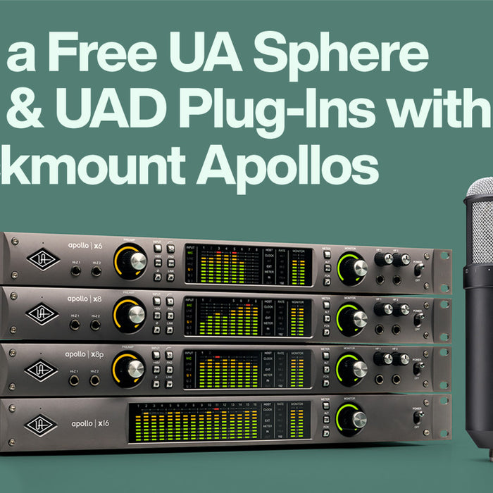 Get a Free UA Sphere Modeling Mic & UAD Plug-Ins with Rackmount Apollos
