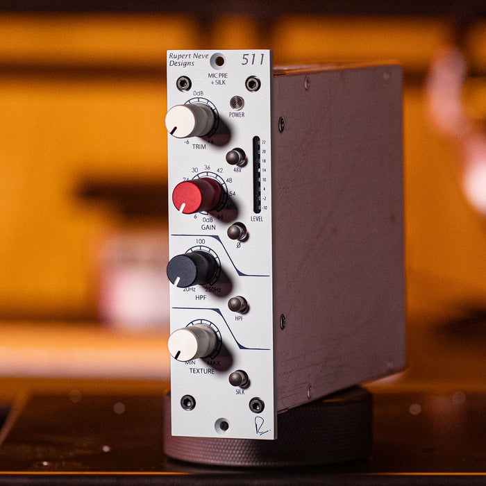 Rupert Neve Designs 511 - 500 series Mic Pre with sweepable HPF, variable silk - B-Stock (Ex Demo)