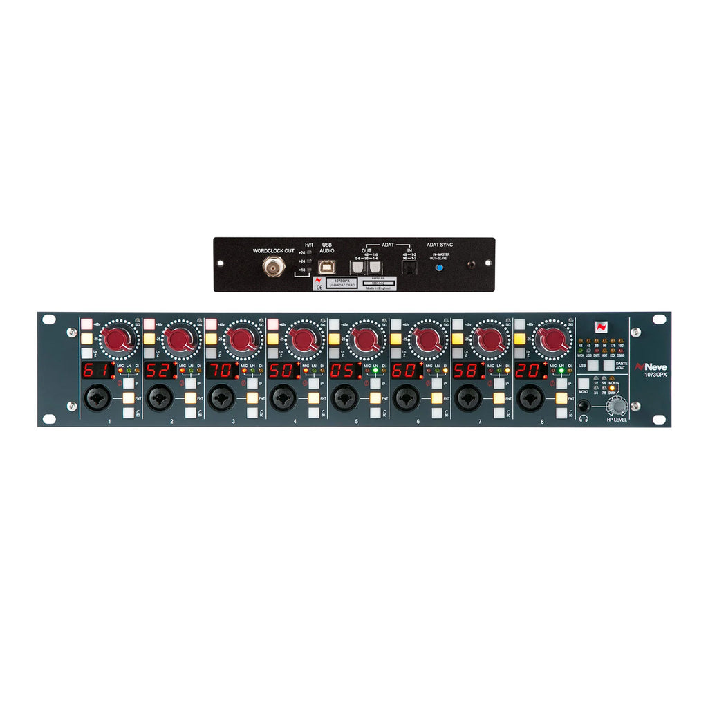 Neve 1073OPX - 8-Channel 1073 Preamp w/Digital (ADAT/USB