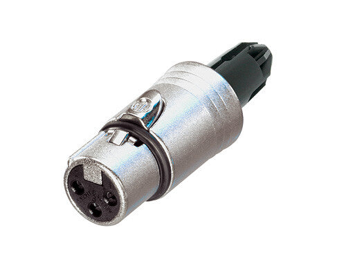 Neutrik NC3FXX-WOB Nickel Female XLR Connector Without Boot - Box of 100
