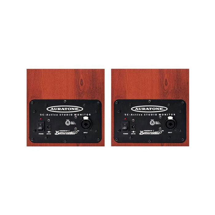 Auratone 5C Super Sound Cube Monitors (Active) - Woodgrain Finish Pair