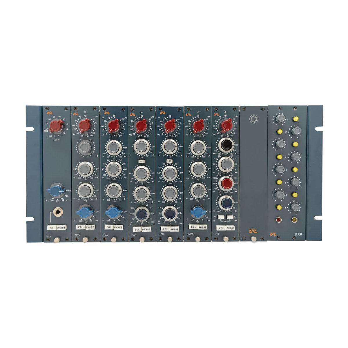 BAE 8CR - 8-Channel Rack for 10-Series Modules — Studiocare