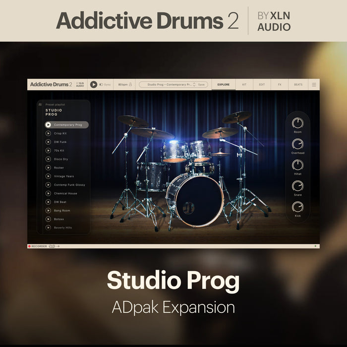 XLN Audio - Addictive Drums 2: Studio Prog ADpak