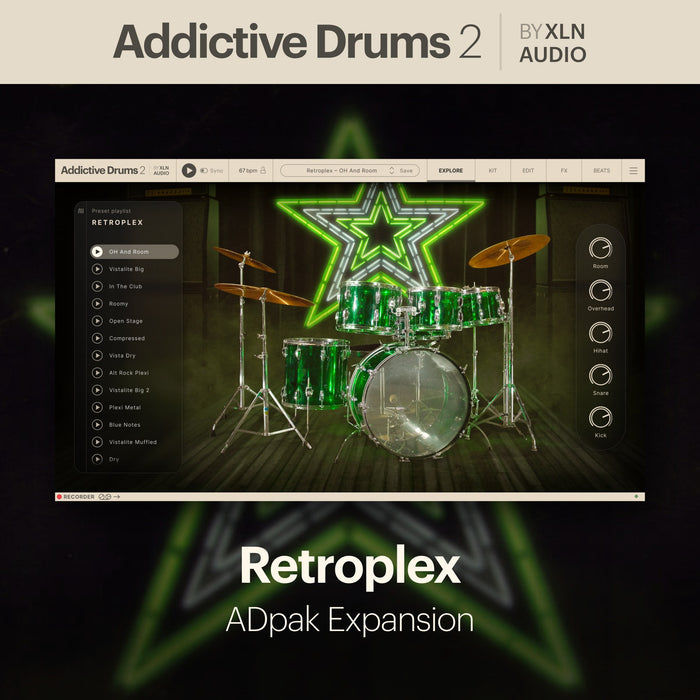 XLN Audio - Addictive Drums 2: Retroplex ADpak