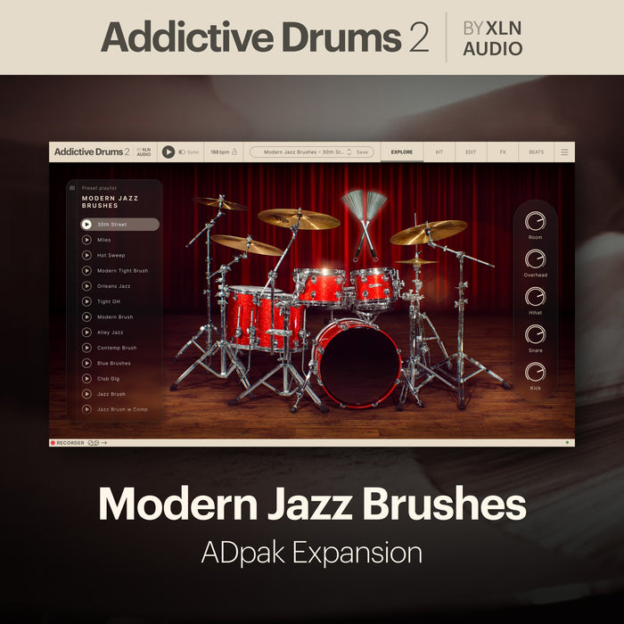 XLN Audio - Addictive Drums 2: Modern Jazz Brushes ADpak