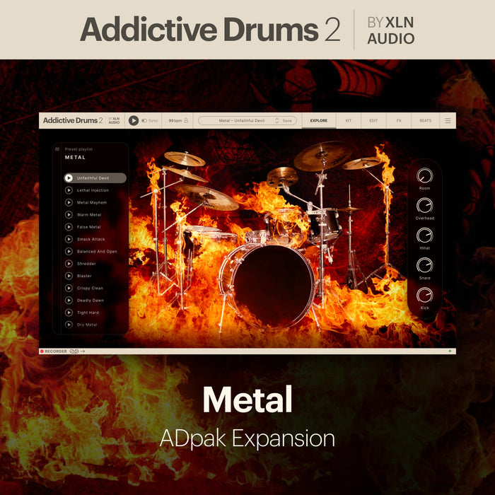 XLN Audio - Addictive Drums 2: Metal ADpak