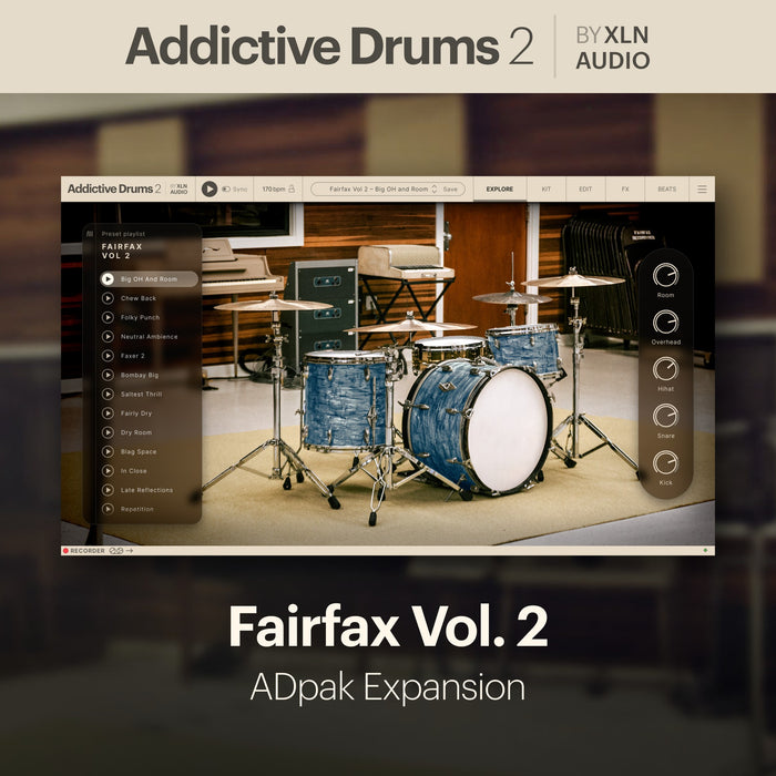 XLN Audio - Addictive Drums 2: Fairfax Vol. 2 ADpak