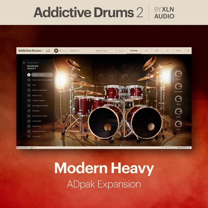 XLN Audio - Addictive Drums 2: Modern Heavy ADpak