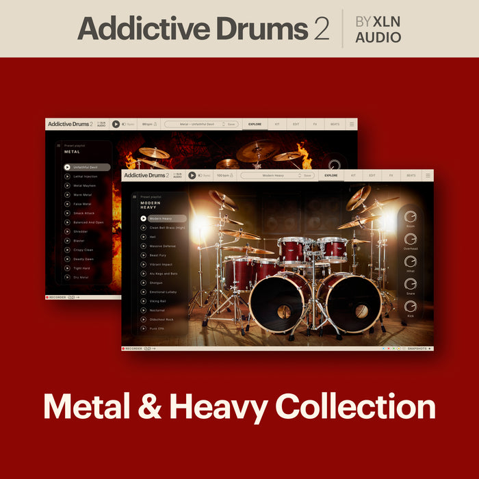 XLN Audio - Addictive Drums 2: Metal & Heavy Collection