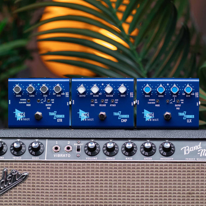 API Select TranZformer Bundle - All 3 Pedals Inc. LLX Bass, CMP Comp and GTR EQ Pedals - Special Offer