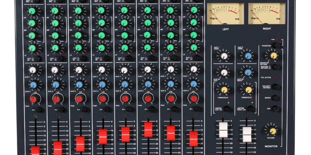 Alice 828 MkIII Mixing Desk with 8x Mic and Line Channels — Studiocare
