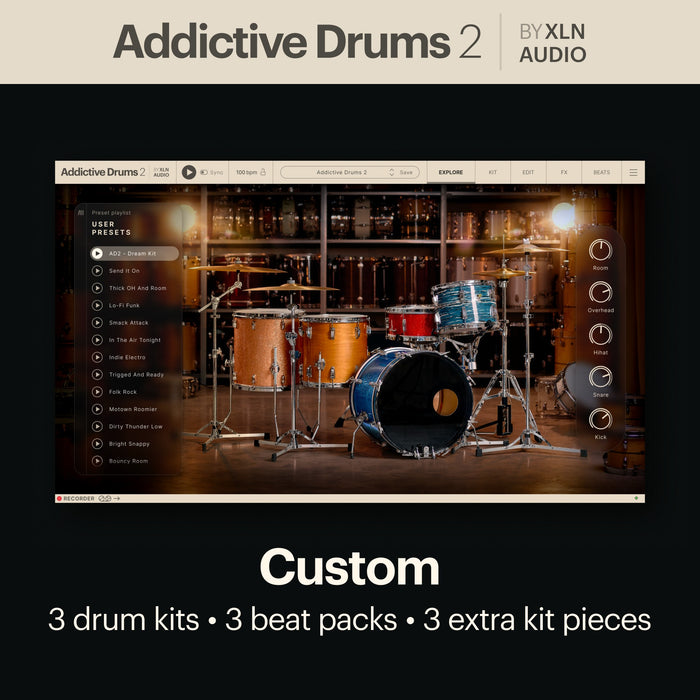 XLN Audio - Addictive Drums 2: Custom