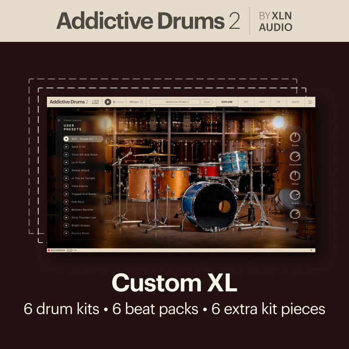 XLN Audio - Addictive Drums 2: Custom XXL Collection