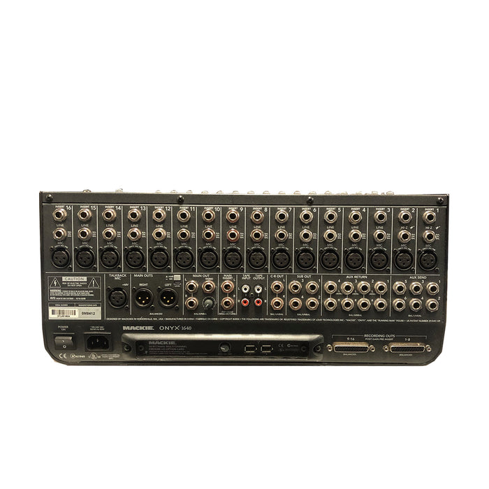 Mackie ONYX16 - 16-Channel Premium Analog mixer with multitrack USB (Used)