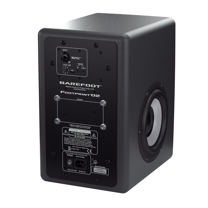 Barefoot Sound Footprint02 Gen 2 3-Way Active Near Field Monitor 6.5" - Pair