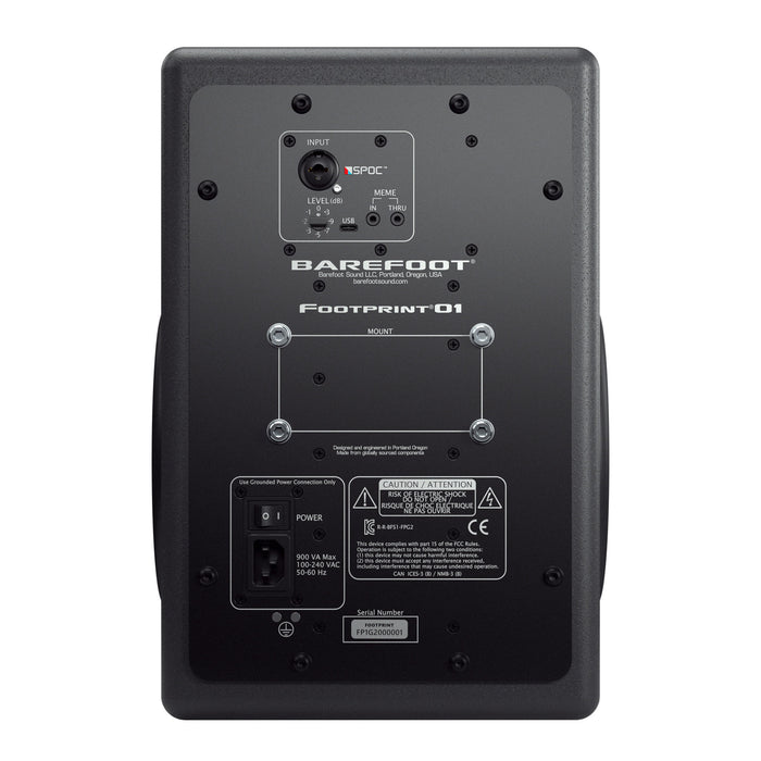 Barefoot Sound Footprint01 Gen 2 3-Way Active Near Field Monitor 8" - Pair