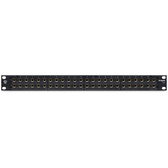 Black Lion Audio PBR TRS 48-point Gold-Plated Patchbay