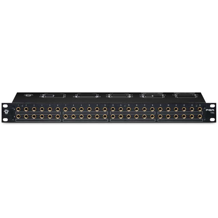 Black Lion Audio PBR TRS 48-point Gold-Plated Patchbay