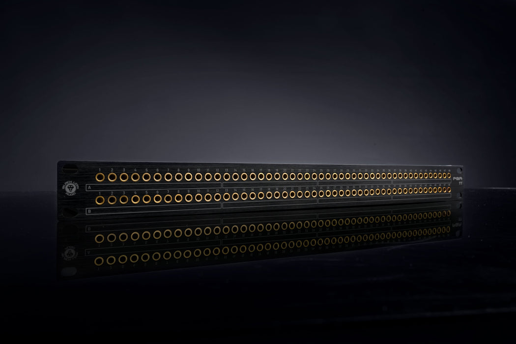 Black Lion Audio PBR TT 96-point Gold-Plated Patchbay w/ Rear DB25 Connectors
