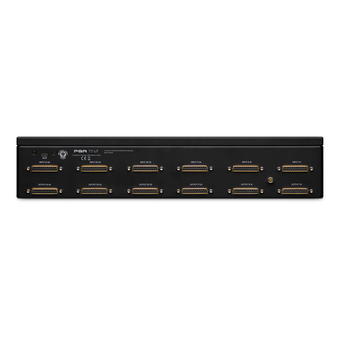 Black Lion Audio PBR TT LIT 96-point Gold-Plated TT Patchbay with Customisable LED Display