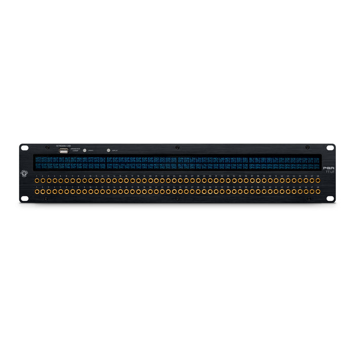 Black Lion Audio PBR TT LIT 96-point Gold-Plated TT Patchbay with Customisable LED Display