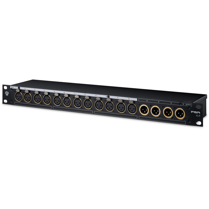 Black Lion Audio PBR XLR 16-point Gold-Plated XLR Patchbay