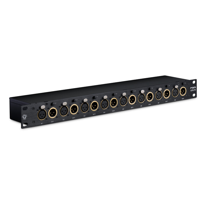 Black Lion Audio PBR XSplit8 Passive XLR Splitter with Gold-Plated XLR Connectors
