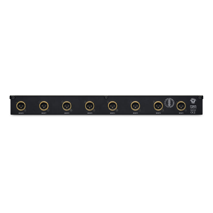 Black Lion Audio PBR XSplit8 Passive XLR Splitter with Gold-Plated XLR Connectors