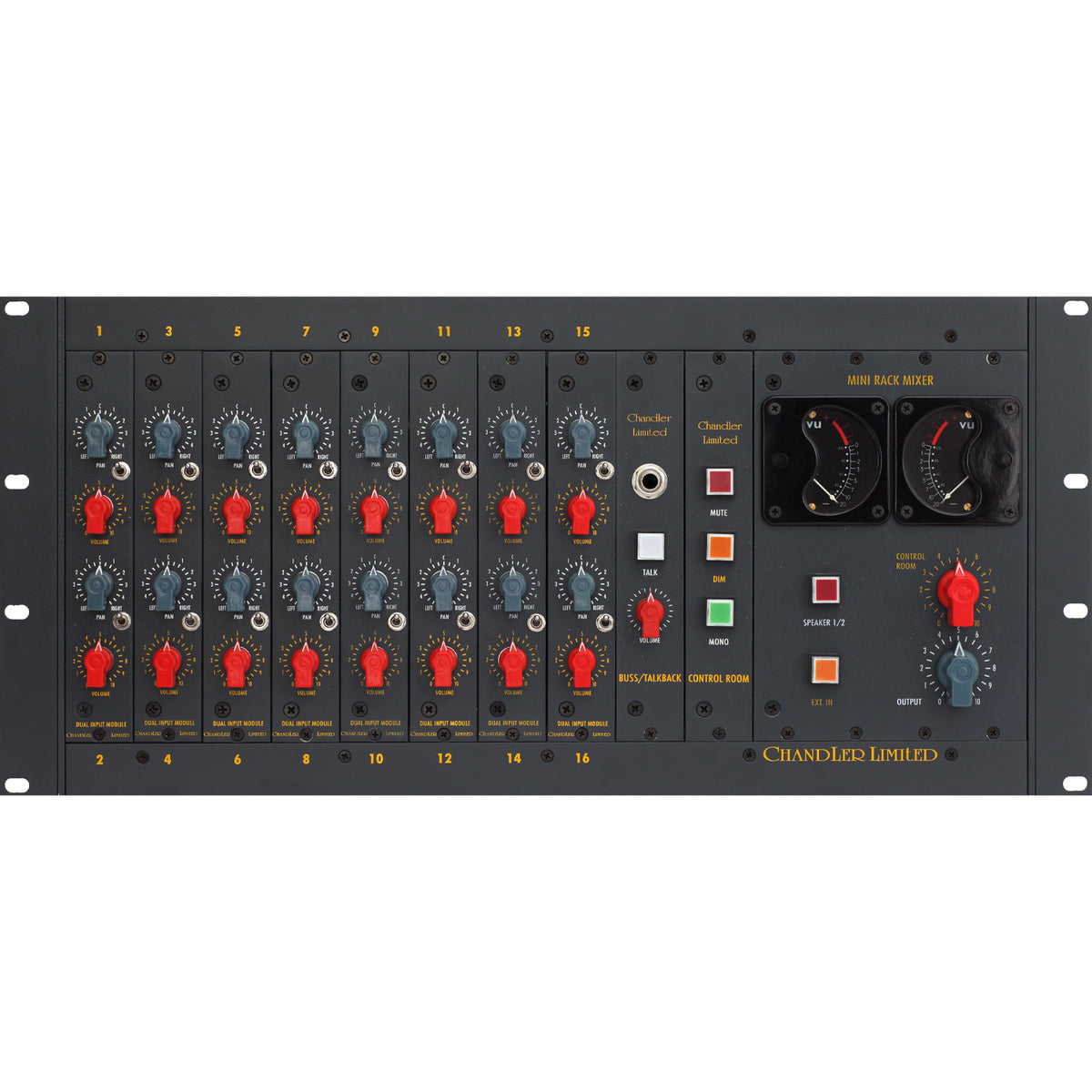 Chandler Mini TG Rack Mixer - 16x2 EMI rack mount line mixer — Studiocare