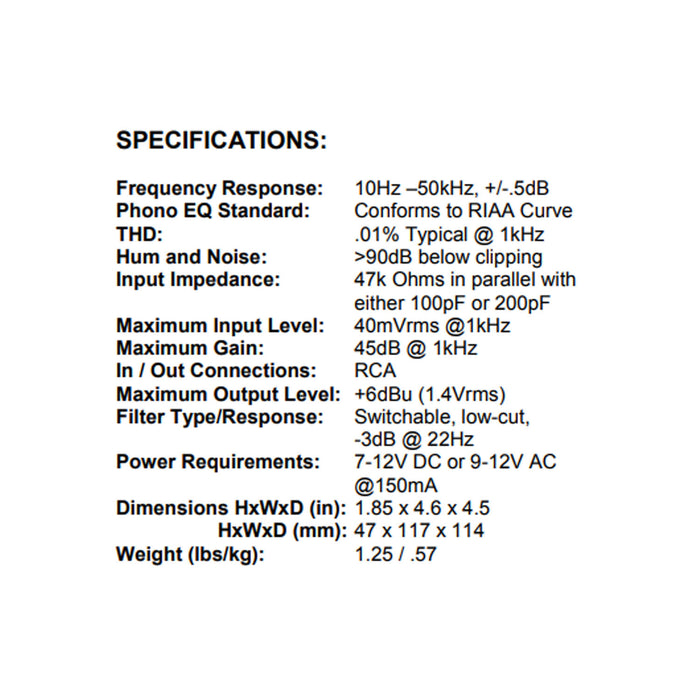 ART DJ Pre II - Phono Preamp