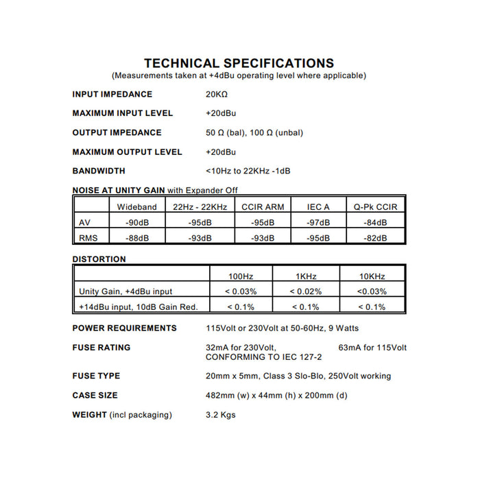 Drawmer DL241 Dual Auto Compressor