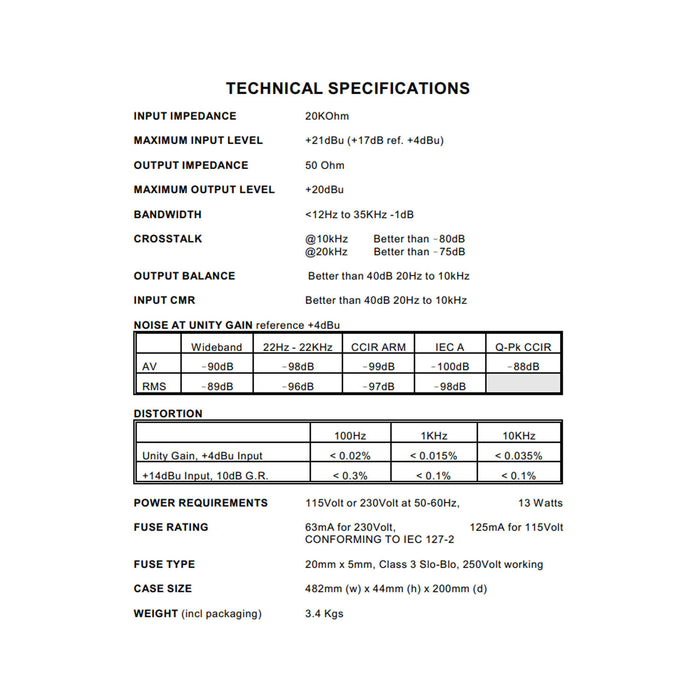 Drawmer DL441 Quad Auto Compressor