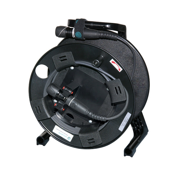 Neutrik NKO4S-A-3-200 Optical Cable Assembly Single-Mode PC ADVANCED QUAD 200m. (656.00ft.) Drum Mounted