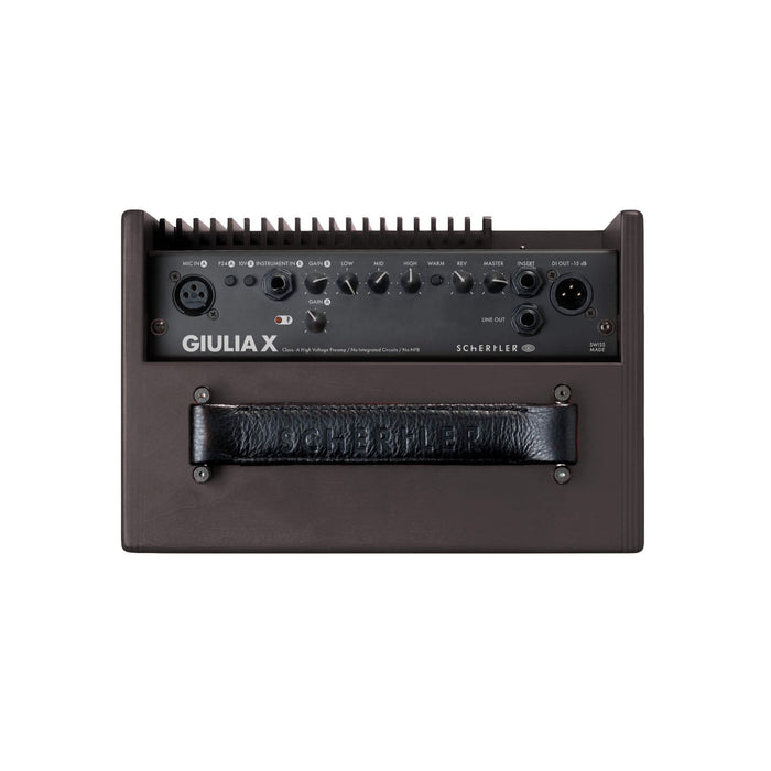 Schertler GIULIA-X - 2-Channel 70W Acoustic Amplifier (Wood Finish)